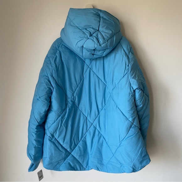 NEW Free People Emmy Swing Puffer Jacket In Capri Blue - Picture 10 of 12